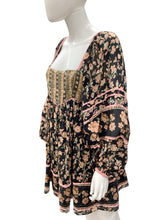 Load image into Gallery viewer, free people Size M/L Black/Floral Dress