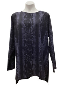 Comfy USA Size Large grey/floral Top