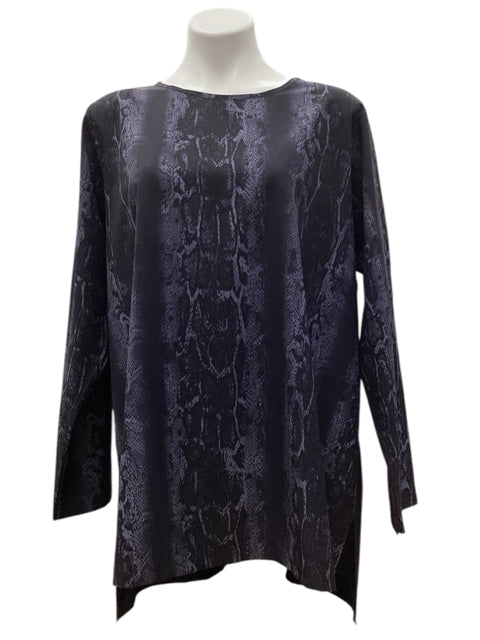 Comfy USA Size Large grey/floral Top