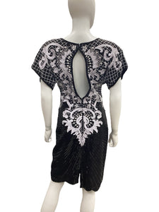 Size Small Black & White Dress