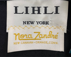 LIHLI- Vintage Size 10 Black Dress