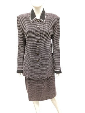 St John Size 10 Black & White 2 piece