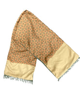 Load image into Gallery viewer, Hermes Green &amp; Gold Scarf
