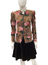Load image into Gallery viewer, Size Small Black/Floral Dress