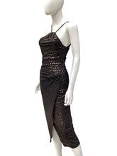 Load image into Gallery viewer, IRO -Paris Size Small Black &amp; Bronze Dress