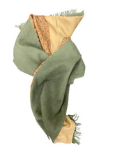 Load image into Gallery viewer, Hermes Green &amp; Gold Scarf