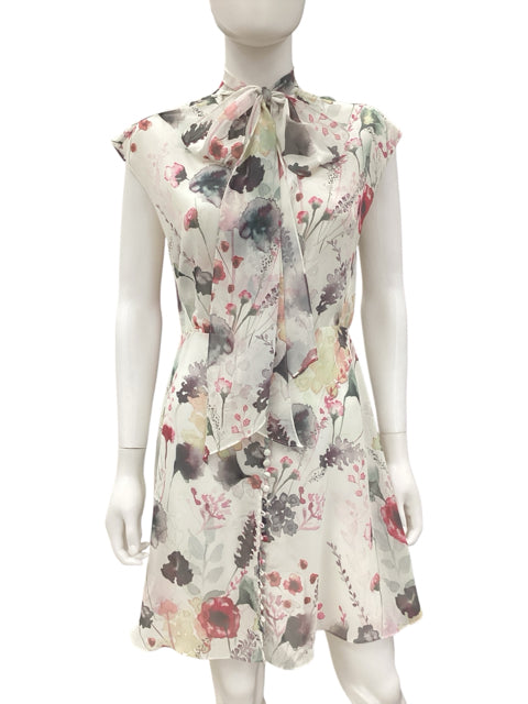 Haute Hippie Size xs White/Floral Dress