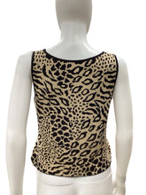 Load image into Gallery viewer, St John Size Small Animal Print Top