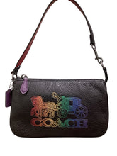 Load image into Gallery viewer, Coach Black/Colors Purse
