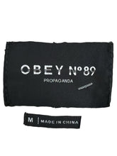 Load image into Gallery viewer, OBEY No 89 Black &amp; Beige Cardigan