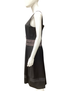 tory burch Size 10 black & Silver Dress