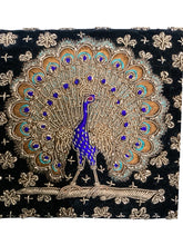 Load image into Gallery viewer, Indian Textile Co- Vintage Black/Colors Purse