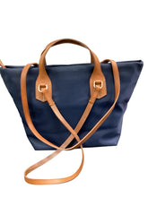 Load image into Gallery viewer, dooney &amp; bourke blue &amp; brown Purse