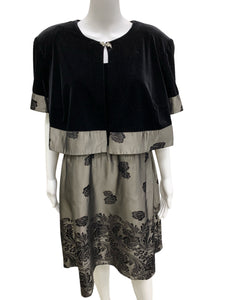 Patra Size X-Large Black & Grey Dress