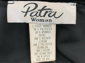 Patra Size X-Large Black & Grey Dress