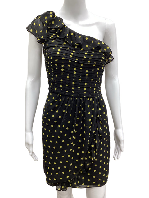 allen schwartz Size 2 Black & Yellow Dress