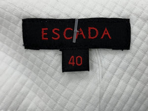 escada Size 8 White Pants