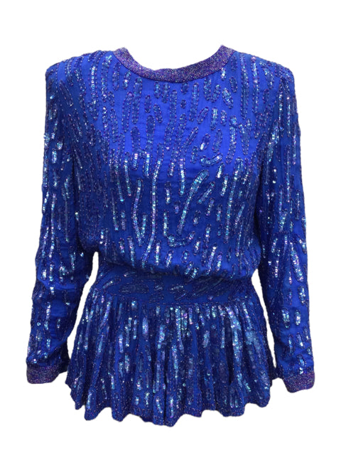 Size Medium Blue Jolie de Madame Top