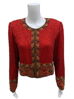 Lawerance Kazar Size PL Red Jacket