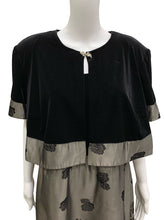 Load image into Gallery viewer, Patra Size X-Large Black &amp; Grey Dress