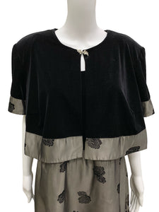 Patra Size X-Large Black & Grey Dress