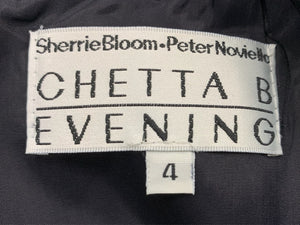 Chetta B Size 4 Black Skirt