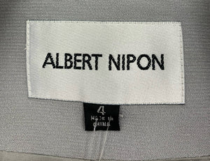 SILVER Size 4 Albert Nipon suit