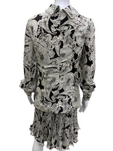 Load image into Gallery viewer, Vintage Size S/M Black &amp; White Dress