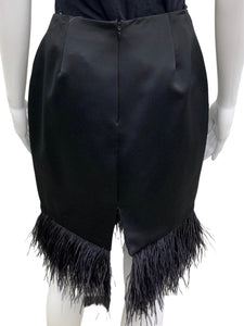Chetta B Size 4 Black Skirt