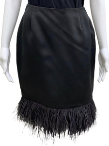 Chetta B Size 4 Black Skirt