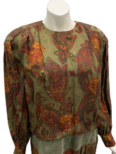 Load image into Gallery viewer, ST.Gillian Size Large Green Print Dress