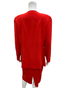 Vintage Size 16 Red suit