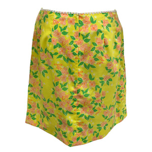 Lilly Pulitzer Size 6 Yellow Print Skirt