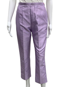 Vintage Escada Size 2 Purple Silk Pants
