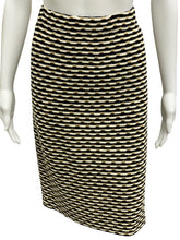 Load image into Gallery viewer, st.john Size 8 Gold &amp; black Skirt