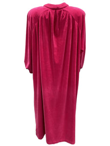 Christian Dior Size Small Hot Pink Velour Robe