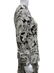 Vintage Size S/M Black & White Dress
