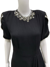Load image into Gallery viewer, Size Small Vintage Black Dress