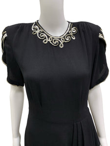 Size Small Vintage Black Dress