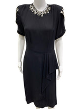 Load image into Gallery viewer, Size Small Vintage Black Dress
