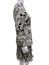 Load image into Gallery viewer, Vintage Size S/M Black &amp; White Dress