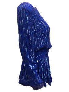 Size Medium Blue Jolie de Madame Top