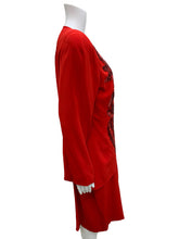 Load image into Gallery viewer, Vintage Size 16 Red suit