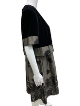 Load image into Gallery viewer, Patra Size X-Large Black &amp; Grey Dress
