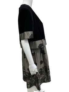 Patra Size X-Large Black & Grey Dress