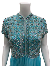 Load image into Gallery viewer, Harold&#39;s Size Large Aqua Dress