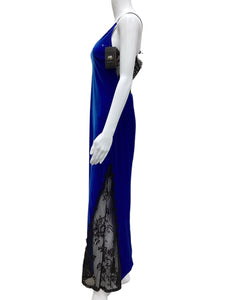 Size 6 Blue & Black ABS Dress