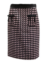 Load image into Gallery viewer, milly Size 6 Black &amp; Pink Skirt