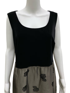 Patra Size X-Large Black & Grey Dress