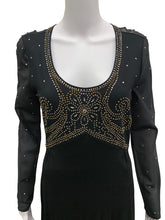 Load image into Gallery viewer, Vintage Black Size Medium Dress